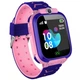 Смарт часы детские умные для детей Q12 baby watch pink с сим картой и украинским языком для девочки розового цвета с прослушкой отслеживанием фонариком камерой звонками - изображение 2