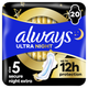 Гігієнічні прокладки Always Ultra Secure Night Extra Розмір 5 20 шт (8006540903766) - зображення 1