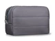 Косметичка стеганая, серая "Classy" - MAKEUP Cosmetic Bag Grey (1183455-27056736) - изображение 1