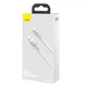 Кабель Baseus Cafule Series Metal Data Cable USB to Lightning 2.4A 2m White (CALJK-B02) - изображение 8