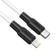 Кабель HOCO X21 Plus Type-C to Lighnting 3A 20W 1m White (6931474742162) - зображення 3