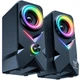 Акустика колонки для компьютера ONIKUMA L2 RGB, 10W, BT/AUX/USB Чорний - зображення 1