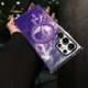 Протиударний Чохол TPU Shiny Mountain (MagFit) для Samsung Galaxy S24 Ultra Purple - зображення 2