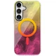 Чохол TPU Shiny Mountain (MagFit) для Samsung Galaxy S25 Yellow / Pink - зображення 1