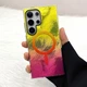Протиударний Чохол TPU Shiny Mountain (MagFit) для Samsung Galaxy S24 Ultra Yellow / Pink - зображення 2