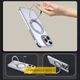 Чехол TPU+PC Empire with MagSafe and Ring для Apple iPhone 16e (6.1") Clear - зображення 4