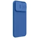 Карбоновая накладка Nillkin CamShield Pro Magnetic для Apple iPhone 15 Pro Max (6.7") Blue - изображение 3