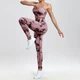 Комплект для фітнесу топ та легінси з Push-Up ефектом рожевий XL - зображення 7