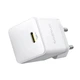 МЗП Baseus Palm Fast Charger 30W (1USB-C) + кабель Type-C to Type-C (P10111605113-01) Moon White - зображення 3