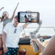 Стабілізатор Hoco K24 Support 3-axis smart gimbal Gray - изображение 8