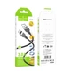 Дата кабель Hoco X109 Energy silicone USB to Type-C (1m) Black - зображення 2