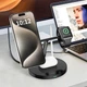 Бездротовий зарядний пристрій 4в1 WIWU Wi-W032 Magnetic Cableless Charger Чорний - зображення 3