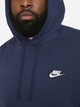 Bluza męska z kapturem Nike M Nsw Club Hoodie Po Bb BV2654-410 M Granatowa - obraz 4