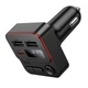 АЗП FM модулятор Borofone BC60 Hero 35W (2USB-A/1C) Black - зображення 3
