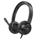 Накладні навушники Hoco W112 Pures (3.5mm/1.8m) Black - изображение 1