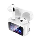 Бездротові TWS навушники Hoco EW81 Elegant with Touch Screen ANC White - зображення 4