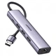 Концентратор Ugreen USB 3.0 to 3xUSB 3.0/Type-C+RJ45(1000M) Ethernet 5in1 CM475 (60554) - зображення 1