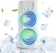 Двойной вентилятор настольный портативный с увлажнителем воздуха USB LED - изображение 1