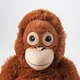 Большая мягкая игрушка Орангутанг 66 см IKEA DJUNGELSKOG - детская плюшевая обезьянка ИКЕА 004.028.08 - изображение 3