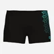 Плавки пляжные мужские Arena Kikko V Swim Short 006703-508 80 Черные с зеленым (3468337491187) - изображение 1