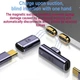 Магнітний адаптер PD 100Вт Type C – USBC 4.0 з конектором 40Гбіт/с Відеовихід 8K/60Гц - зображення 3