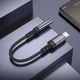 Перехідник Адаптер BOROFONE BV24 Type-C (USB-C male to 3.5mm) (15cm) audio converter Сірий - зображення 3
