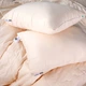 Набор MirSon №2975 Line Satin Light Pro Одеяло летнее Семейное 143x210 см 10-016 Creamy Эвкалипт + две наволочки 50х70 см (2200010981797) - изображение 4