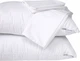 Набор MirSon №2958 Line Satin Light Pro Два одеяла летние King Size 155x215 см 10-001 Snow White Eco-Soft + две подушки 50х70 см + две наволочки 50х70 см + простынь 220х240 см (2200010972818) - изображение 5