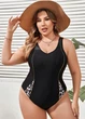 Злитий купальник FS Deborah Plus Size 4XL (58-60) Чорний (7601) - зображення 1