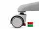 Дитяче крісло Evo-Kids Mio Y-407 оббивка зелена однотонна Y-407 KZ - зображення 8