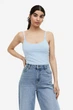 Майка для кормящих H&M XL голубой 13051039096 - изображение 1