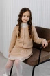 Детская кофта ART KNIT Герда бежевая, 140-146см 039663 - изображение 9