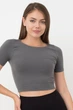 Кроп-топ Giulia 46/48(L/XL) Серый (113717) - изображение 1