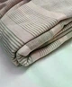 Простынь махровая Parisa Home Пике с бахромой 150*200 Пудра с серым - изображение 2