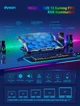 Охлаждающая подставка для ноутбука Dyxon MEGAFREEZE 13 Gaming Pro RGB Illumination Black (DXNMGFGP13B) - изображение 2