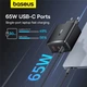 Сетевое зарядное устройство Baseus Cube Pro Fast Charger 2C+U 65W EU Cluster Black (P10152301113-00) - изображение 9