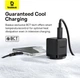 Сетевое зарядное устройство Baseus Palm Fast Charger 1C 20W EU Cluster Black (with Baseus Mini White Cable USB-C to USB-C 60W (20V/3A) 1 м Cluster Black (P10111602113-01) - изображение 12