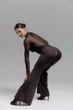 Комбінезон для танців хілз і тверк Diva Maxi Chocolate XS Коричневий (12055-XS) - изображение 5