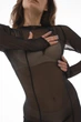 Комбінезон для танців хілз і тверк Goddess Line Black XS Чорний (12016-XS) - изображение 3