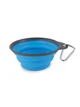Складная миска для собак и котов Dexas Collapsible Travel Cup М c карабином 480 мл Голубой (PW2104322194) - изображение 1