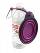 Дорожня миска для тварин Dexas Travel Cup w Bottle Holder&Carabiner з кріпленням пляшки та карабін 240мл Пурпурний (PW2204322405) - зображення 5