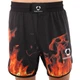 Шорты для тайского бокса MMA мужские Hard Touch Fire 4672 размер XL (50-52) Black-Orange - изображение 2
