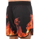 Шорты для тайского бокса MMA мужские Hard Touch Fire 4672 размер XL (50-52) Black-Orange - изображение 6