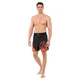 Шорты для тайского бокса MMA мужские Hard Touch Fire 4672 размер XL (50-52) Black-Orange - изображение 8