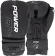 Боксерские перчатки PowerPlay 3024 Ultra Mat 10 унций Черно-Белые (PP_3024_10oz_Bl/White) - изображение 1