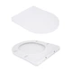 Унитаз подвесной Qtap Robin New безободковый с сиденьем Soft-close QT13332381АSW - изображение 8