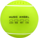 Przenośny głośnik Music Angel Tennis Ball Green (5905923645213) - obraz 1