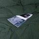 Пододеяльник MirSon Полуторный 143х210 см Ranforce Elite 17-0612 Stripe Emerald (2200008201135) - изображение 6