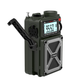 Аварийное Портативное Радио JB Tacticals со Светодиодным Фонариком AM/FM/WB Радиоприемник с Функцией Power Bank на 4000 мАч Зарядкой от USB Динамо-Машина и Солнечной Панелью R12 - изображение 3