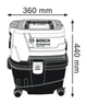 Пилосос Bosch GAS 15 PS (06019E5100) - зображення 4